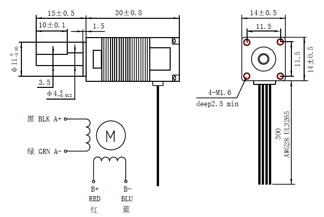 NEMA 6 Stepper Motor