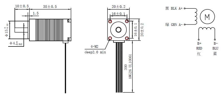 High Torque NEMA 8 Stepper Motor