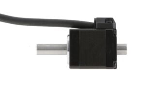 NEMA 11 Hollow Shaft Stepper Motor Dual Shaft 0.075Nm 1A 28x33.5mm wtih Harness Cable