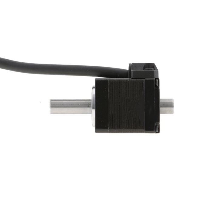 NEMA 11 Hollow Shaft Stepper Motor Dual Shaft 0.075Nm 1A 28x33.5mm wtih Harness Cable