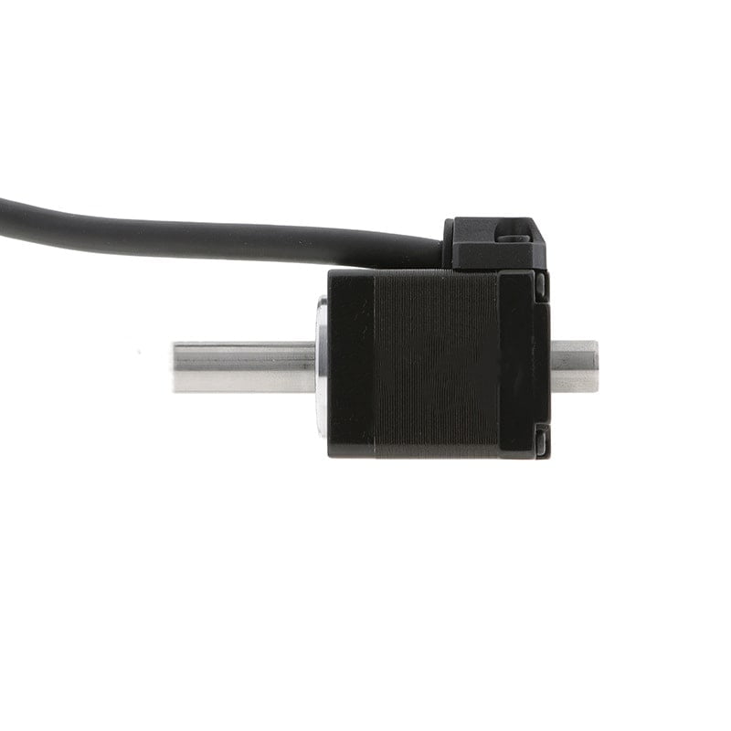 NEMA 11 Hollow Shaft Stepper Motor Dual Shaft 0.075Nm 1A 28x33.5mm wtih Harness Cable