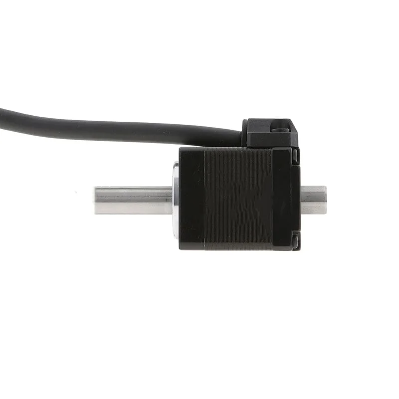 NEMA 11 Hollow Shaft Stepper Motor Dual Shaft 0.075Nm 1A 28x33.5mm wtih Harness Cable