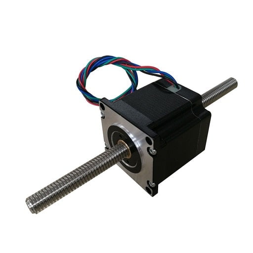 size-57mm-nema23-linear-actuator-stepper-motor-noncaptive-type-56mm-stack-lead-2mm-4mm-8mm-length-200mm