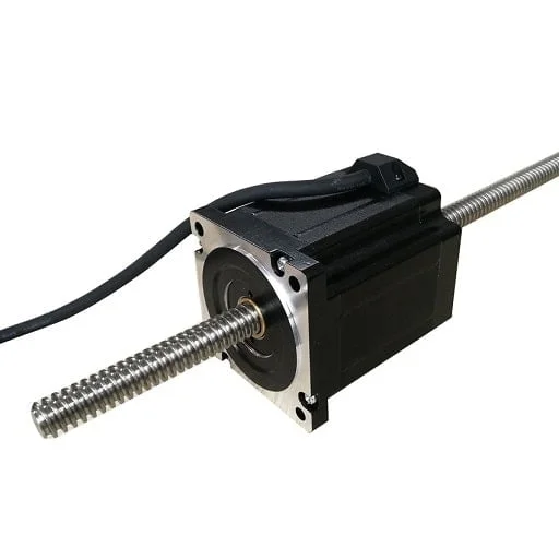 size-86mm-nema34-linear-actuator-stepper-motor-noncaptive-type-98mm-stack-lead-4mm-length-300mm