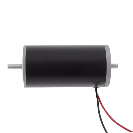 63mm DC Motor Brushed Dual Shaft 24V 2000RPM 0.6Nm 125W 63x125mm With Rear Shaft