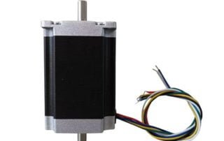 NEMA 23 Unipolar Stepper Motor Dual Shaft