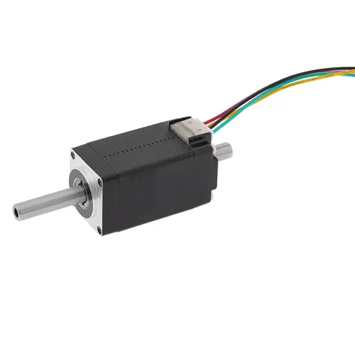 NEMA 8 Hollow Shaft Stepper Motor Long Shaft 0.04Nm 0.6A 20x38mm