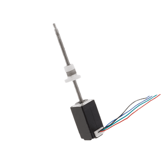 NEMA 8 Linear Actuator Stepper Motor Double Stack Lead 2.54mm