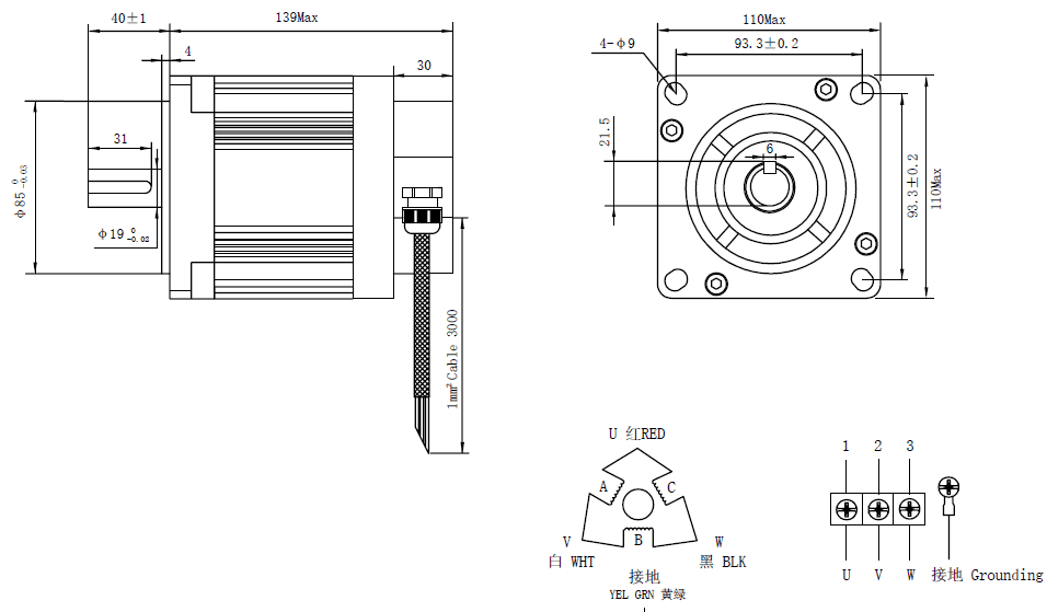 NEMA 42 Stepper Motor 8Nm