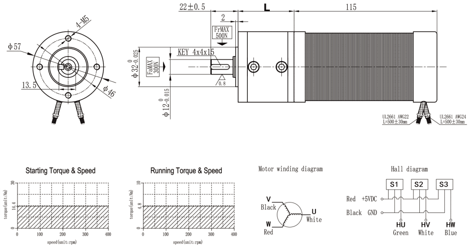 High Power Geared Motor 100RPM