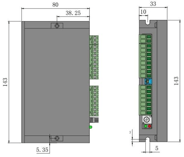 36V Brushless DC Motor Drive