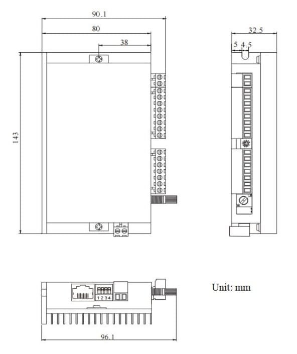 RS485 Brushless DC Motor Drive